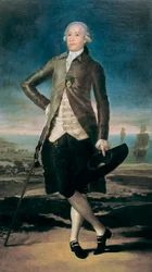 Porträtt av Gaspar Melchor de Jovellanos, målning av Francisco de Goya y Lucientes