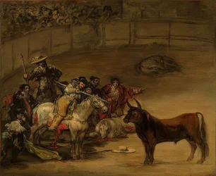 Stierkampf, Luck of Varas. 1824