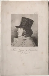 The Caprichos: Porträtt av Goya.