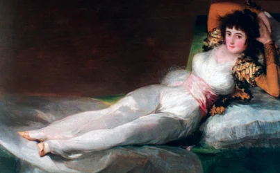 Den påklädda majan, omkring 1800