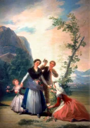 Blomsterhandlarna eller våren, 1786