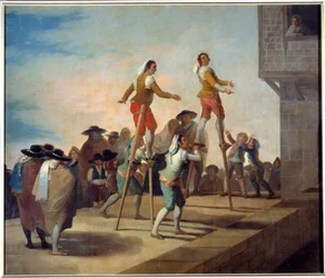 Hårbotten. Målning av Francisco De Goya (1746-1828)