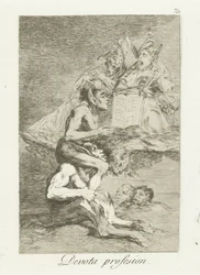 from bekännelse Devota Profesion (titel på objekt) Los Caprichos (serietitel)