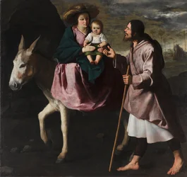 Flygningen till Egypten, ca 1638-40 (olja på duk)