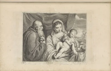 Maria med Kristusbarnet och den unge Johannes Döparen