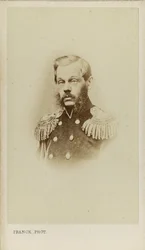 Porträtt av greve Dmitry Alekseevich Milyutin 1816-1912.