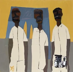 Church Boys III, 2000 (blandteknik på duk)