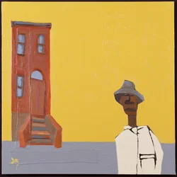 The Man, 2001 (blandteknik på duk)