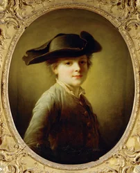 Jeune garcon au tricorne - ung pojke med trehörnig hatt ...