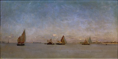 Utgången från Canal Grande, Venedig