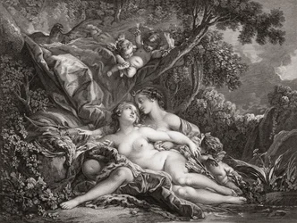 Jupiter och Callisto. (skriva ut)