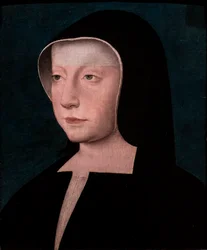 Porträtt av Louise de Savoie, ca 1530-1540 (olja på trä)