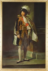 Joachim Murat, general, kung av Neapel, make till Caroline Bonaparte, Napoleons syster ... (målning på duk)