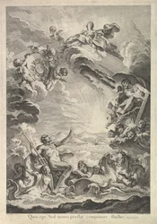 Neptune Calming the Storm Neptune Calming the Storm, 1700-talet.