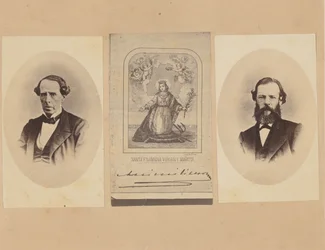 [Baron von Magnus, autograf av kejsar Maximilian av Mexiko, doktor Bosch], 1867.