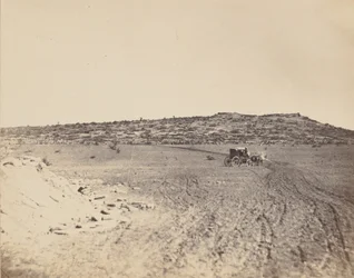 [Plats för avrättning av kejsar Maximilian], 1867.