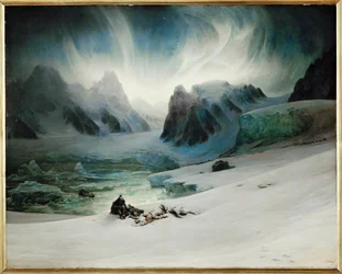 Magdalenabukten, sedd från halvön med gravarna ...