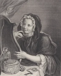 Den kokettska änkan, 1724.