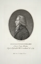 M.Talleyrand-Perigord, gammal biskop av Autun, pub. 1791