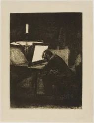 Francois Bonvin Etsning