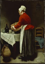The Maid, ca 1875 (olja på duk)