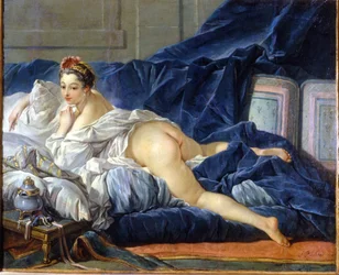 Odalisken. Målning av François Boucher (1703-1770)