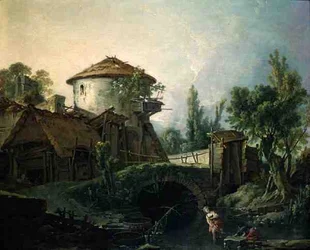 Väderkvarnen, ca 1750 (olja på duk)