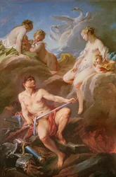 Venus ber Vulcan om Aeneas rustning