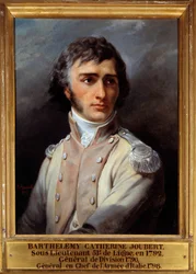 Porträtt av Barthelemy Joubert (1769 - 1799) i underlöjtnants uniform