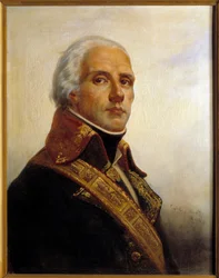Porträtt av Joseph Christophe Coquille Dugommier (1736-1794) Målning av Francois Bouchot (1800-1842) 1836 Sön. 0,72 x 0,55 m