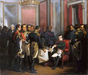 Napoleons abdikation i Fontainebleau den 11 april 1814
