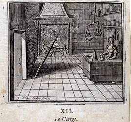 Ljuset. Fabler av Jean de La Fontaine (1621-95). Illustration av Francois Chauveau (1613-1676). Upplaga av 1728.