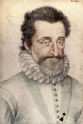 Porträtt av kung Henrik IV av Frankrike (1553-1610)
