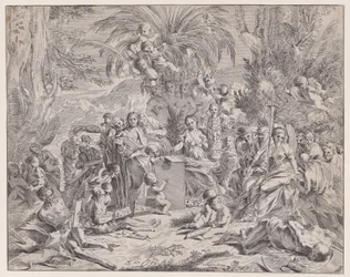 En allegori över måleriet, 1600-talet.