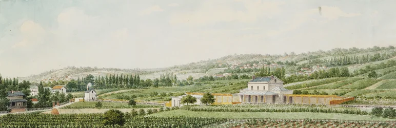 En tågstation i utkanten av Paris, 1846