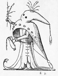 Illustration från "The Humorous Dreams of Pantagruel" av Francois Desprez, publicerad 1565