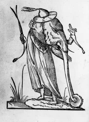 Illustration från "The Humorous Dreams of Pantagruel" av Francois Desprez, publicerad 1565