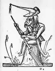 Illustration från "The Humorous Dreams of Pantagruel" av Francois Desprez, publicerad 1565