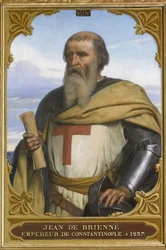Johannes av Brienne, kung av Jerusalem, 1845.