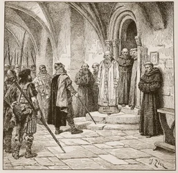 Swein kräver lösen, illustration från 