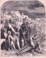 Hengist- och Horsa-fördraget med Vortigern 600 e.Kr