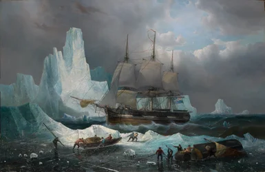 HMS "Erebus" i isen