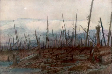 The Cliff of Craonne, c1917, 1926.