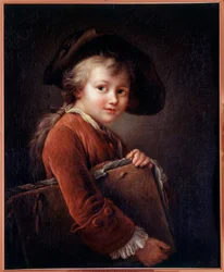 En ung elev, efter François Hubert Drouais (1727-1775), 1700-talet