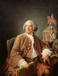 Porträtt av arkitekten Edmé Bouchardon 1698-1762.