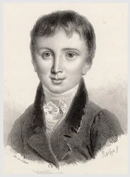 Franz Liszt vid 11 års ålder, ca. 1822.