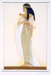 En prinsessa, en illustration från 