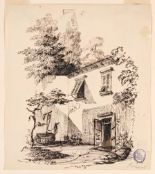 Gården till ett hus