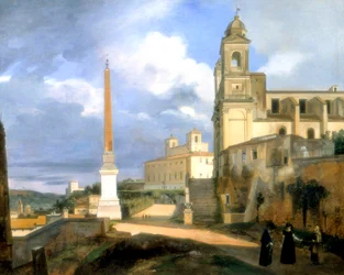 Treenigheten av bergen och Medicivillan, Rom, 1808
