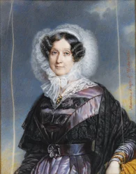Porträtt av Adelaide dOrléans 1777-1847